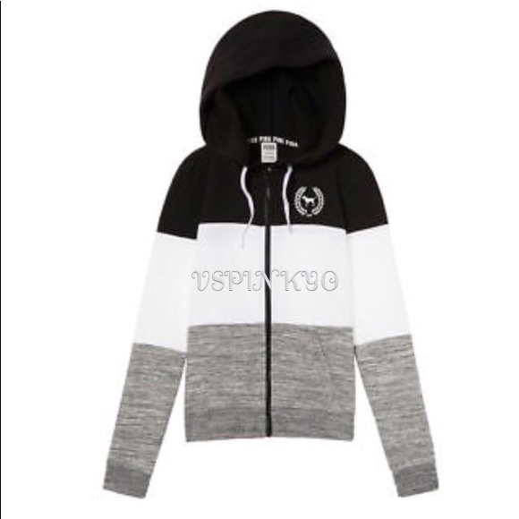 PINK Victoria's Secret Tops Victorias Secret Pink Perfect Zip